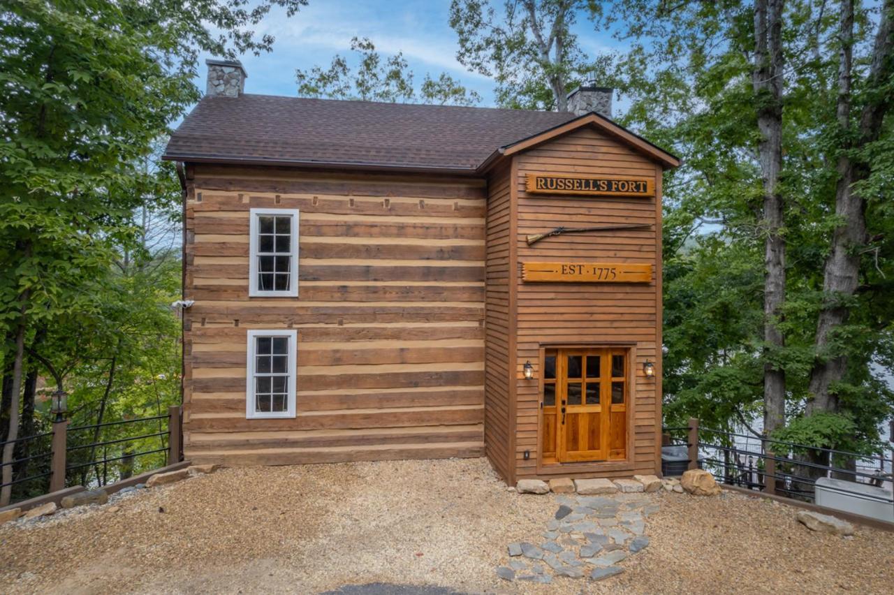 Villa Russell'S Fort At White Oak Point: Historical Cabin On Lake Lure, Luxury, Direct Lake Access! Exterior foto