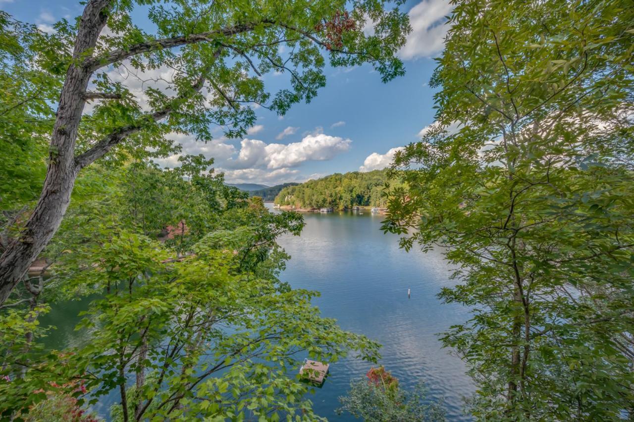 Villa Russell'S Fort At White Oak Point: Historical Cabin On Lake Lure, Luxury, Direct Lake Access! Exterior foto