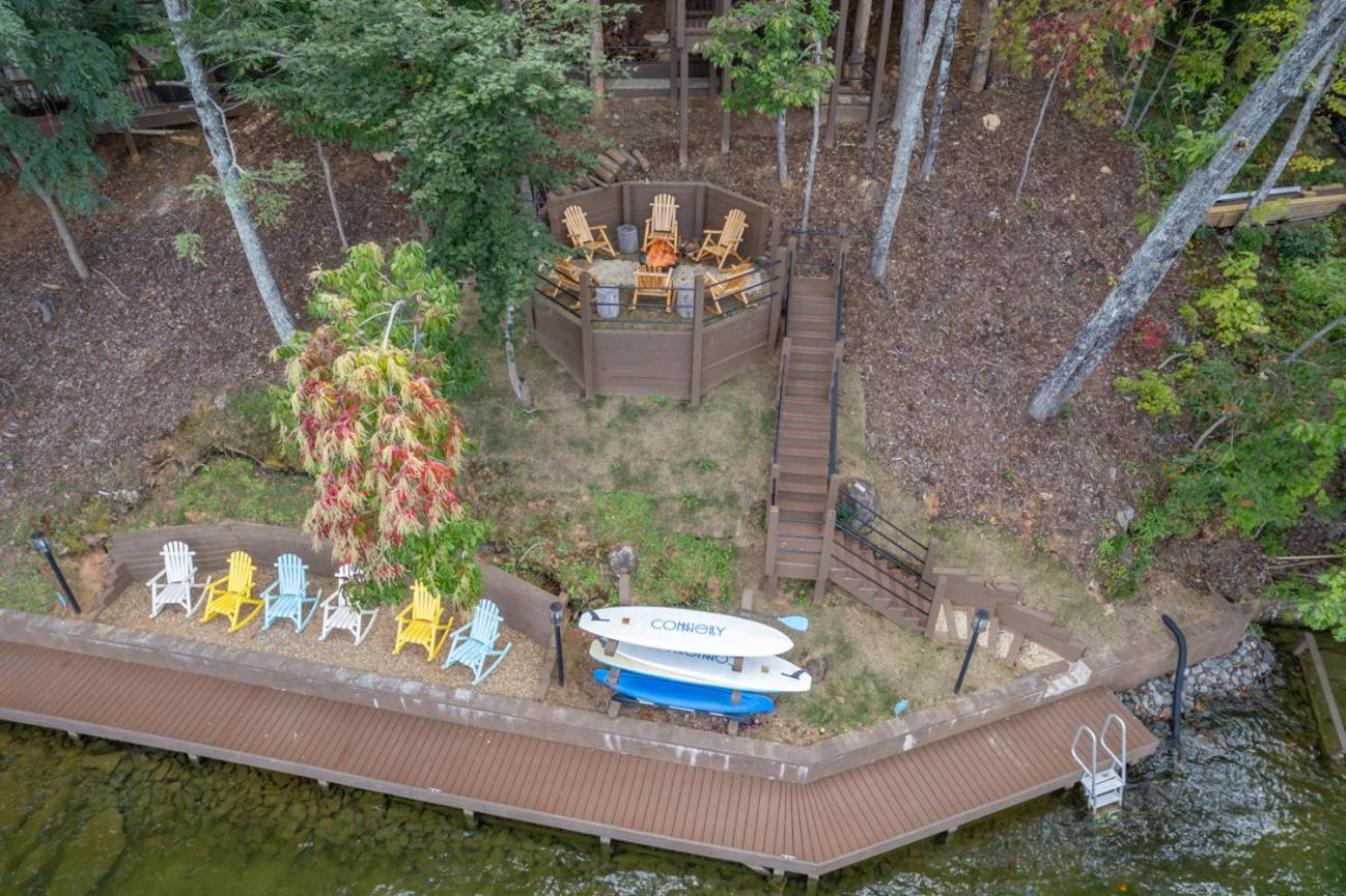 Villa Russell'S Fort At White Oak Point: Historical Cabin On Lake Lure, Luxury, Direct Lake Access! Exterior foto